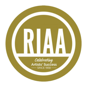 RIAA Gold & Platinum Logo Clear BG